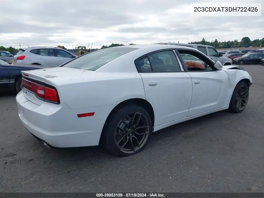 2C3CDXAT3DH722426 2013 Dodge Charger Police