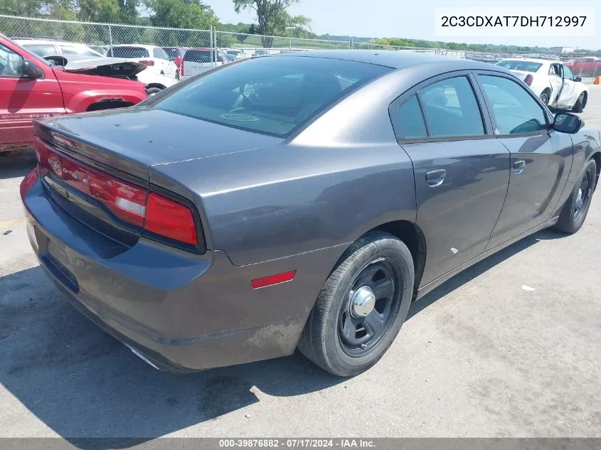 2013 Dodge Charger Police VIN: 2C3CDXAT7DH712997 Lot: 39876882