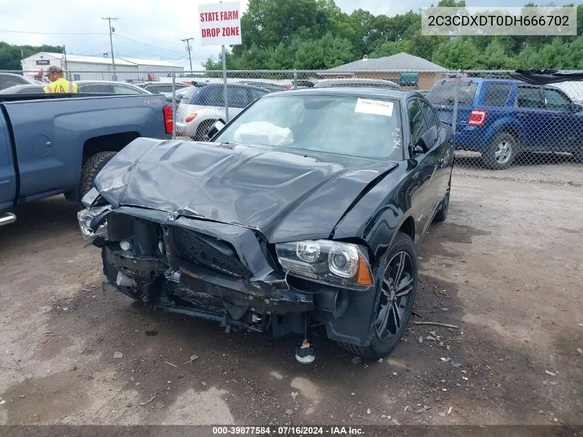 2013 Dodge Charger R/T Plus VIN: 2C3CDXDT0DH666702 Lot: 39877584