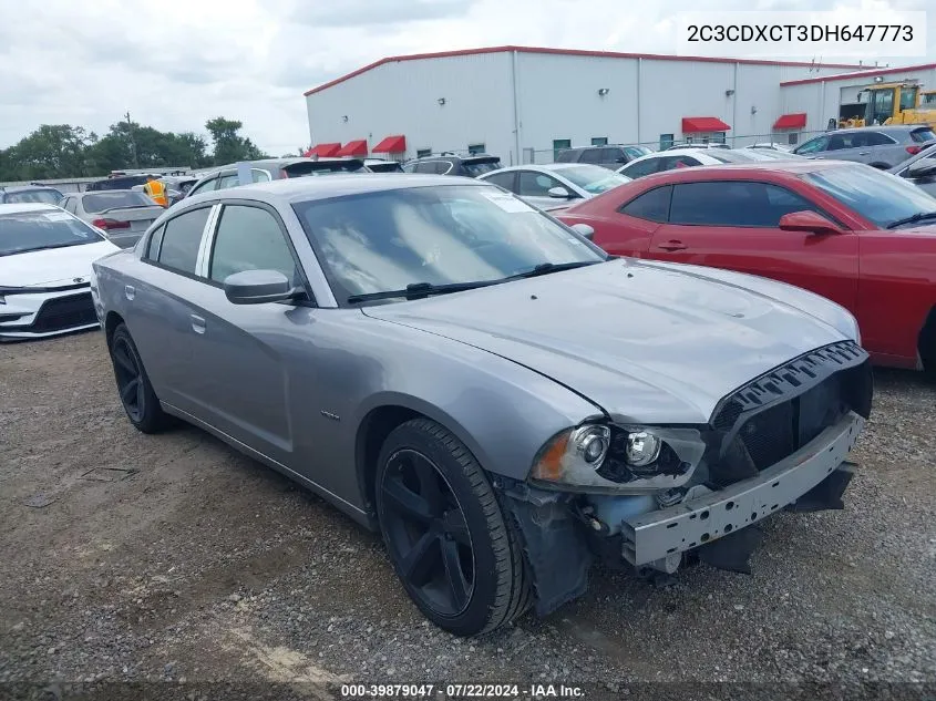 2C3CDXCT3DH647773 2013 Dodge Charger R/T