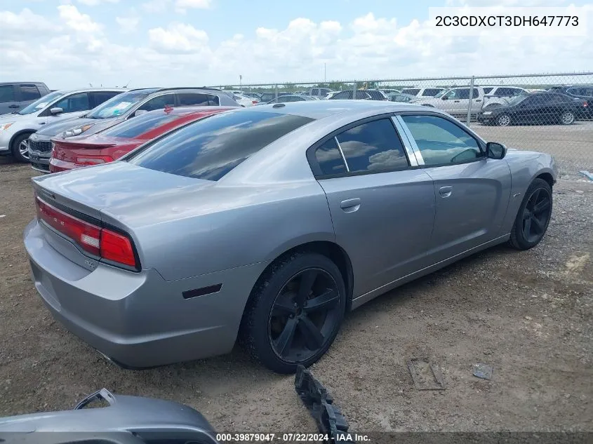 2013 Dodge Charger R/T VIN: 2C3CDXCT3DH647773 Lot: 39879047