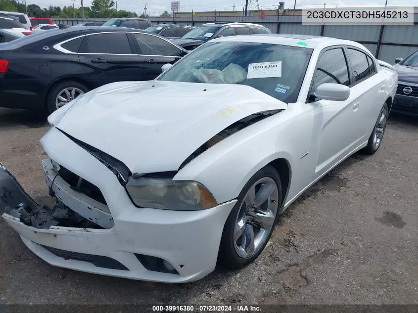 2013 Dodge Charger R/T Max VIN: 2C3CDXCT3DH545213 Lot: 39916380