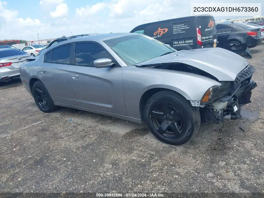 2013 Dodge Charger Police VIN: 2C3CDXAG1DH673360 Lot: 39932896