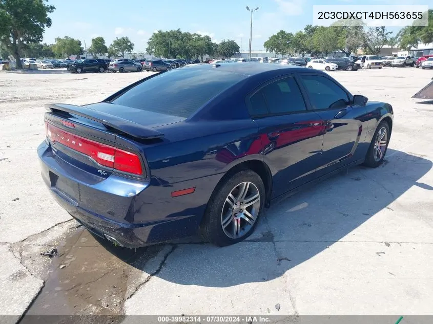 2013 Dodge Charger R/T VIN: 2C3CDXCT4DH563655 Lot: 39982314