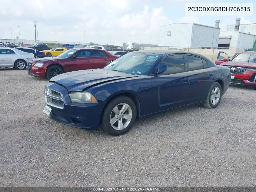 2013 Dodge Charger Se VIN: 2C3CDXBG8DH706515 Lot: 40029701