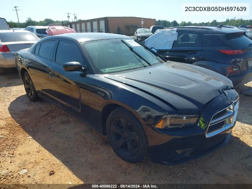 2013 Dodge Charger Se VIN: 2C3CDXBG5DH597639 Lot: 40086222