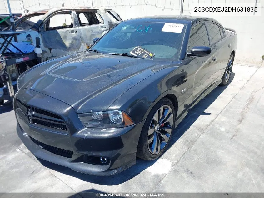 2C3CDXEJ2DH631835 2013 Dodge Charger Srt-8