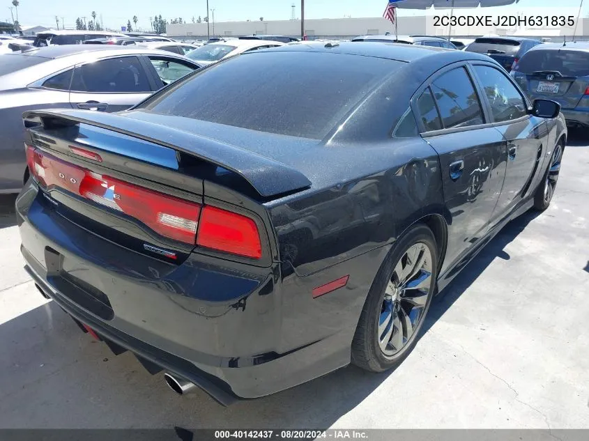 2013 Dodge Charger Srt-8 VIN: 2C3CDXEJ2DH631835 Lot: 40142437