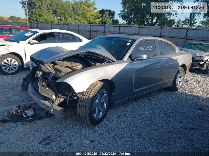 2013 Dodge Charger R/T Plus VIN: 2C3CDXCTXDH681323 Lot: 40152025