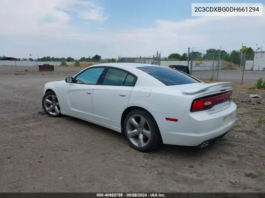 2013 Dodge Charger Se VIN: 2C3CDXBG0DH661294 Lot: 40162797