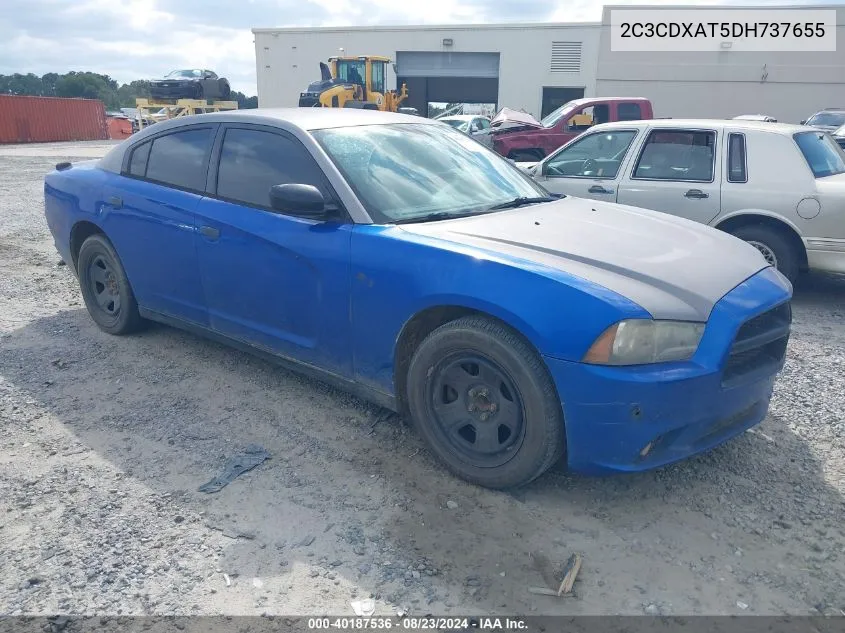 2013 Dodge Charger Police VIN: 2C3CDXAT5DH737655 Lot: 40187536