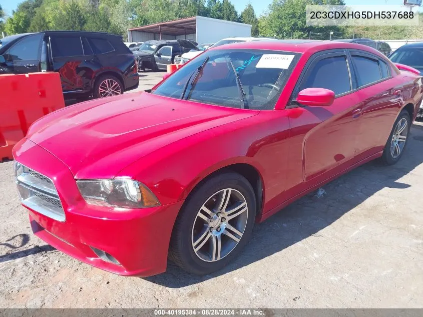 2C3CDXHG5DH537688 2013 Dodge Charger Sxt