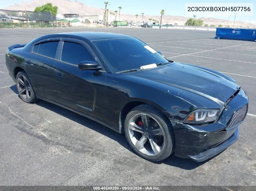 2013 Dodge Charger Se VIN: 2C3CDXBGXDH507756 Lot: 40249280