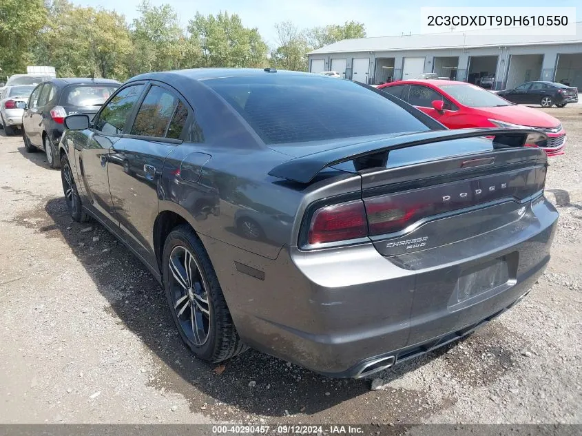 2013 Dodge Charger R/T VIN: 2C3CDXDT9DH610550 Lot: 40290457