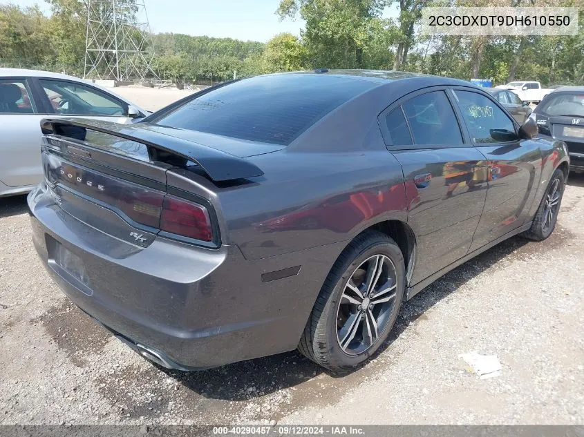 2013 Dodge Charger R/T VIN: 2C3CDXDT9DH610550 Lot: 40290457