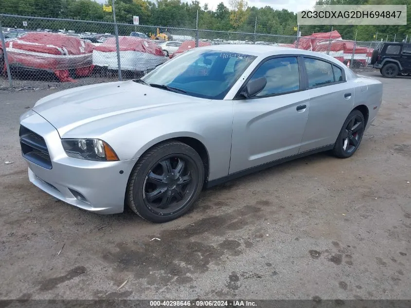 2C3CDXAG2DH694847 2013 Dodge Charger Police