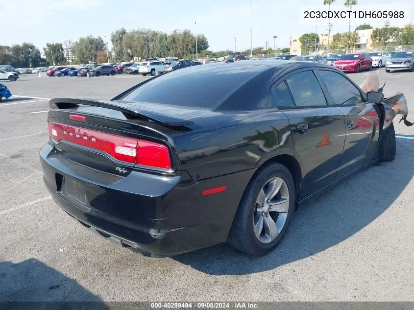 2013 Dodge Charger R/T VIN: 2C3CDXCT1DH605988 Lot: 40299494