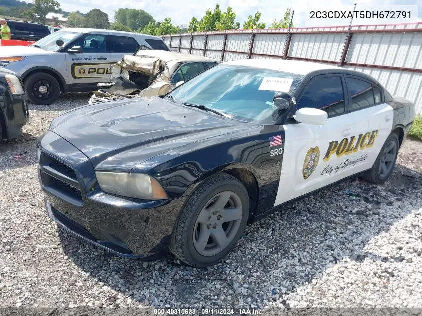 2C3CDXAT5DH672791 2013 Dodge Charger Police