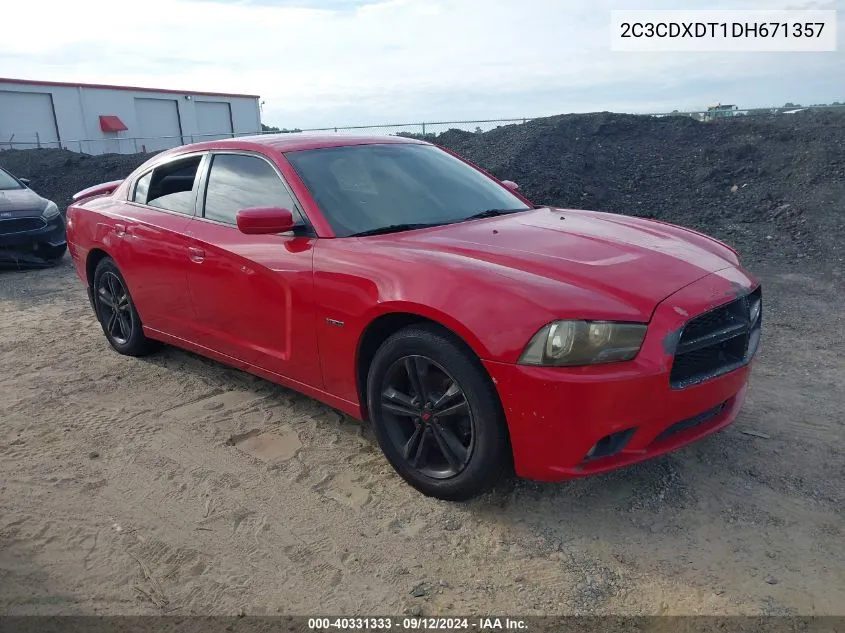 2013 Dodge Charger R/T VIN: 2C3CDXDT1DH671357 Lot: 40331333