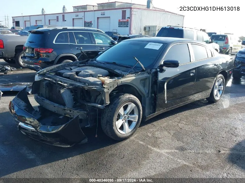 2C3CDXHG1DH613018 2013 Dodge Charger Sxt