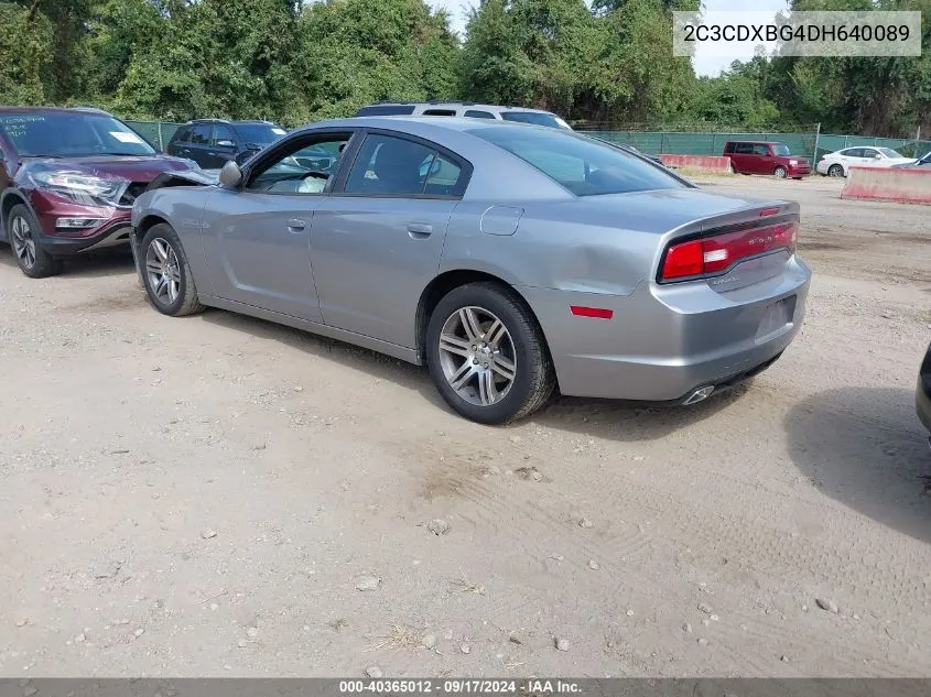 2013 Dodge Charger Se VIN: 2C3CDXBG4DH640089 Lot: 40365012