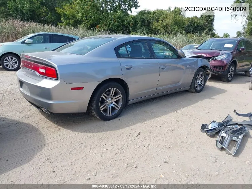 2013 Dodge Charger Se VIN: 2C3CDXBG4DH640089 Lot: 40365012