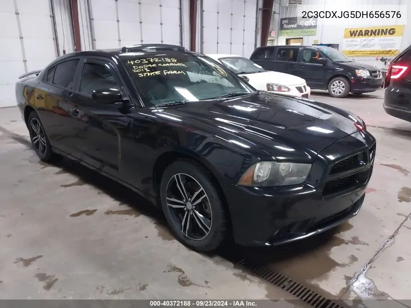 2013 Dodge Charger Sxt VIN: 2C3CDXJG5DH656576 Lot: 40372188