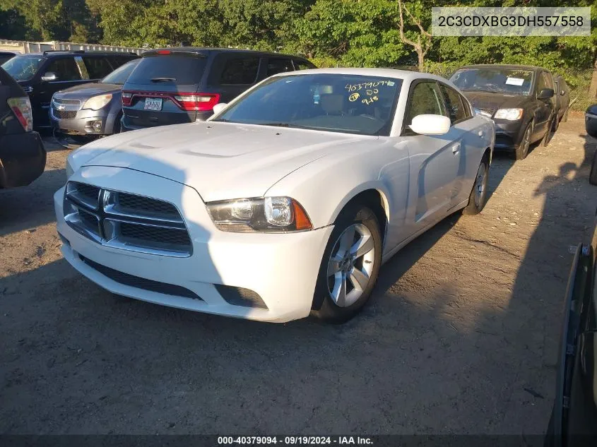 2013 Dodge Charger Se VIN: 2C3CDXBG3DH557558 Lot: 40379094