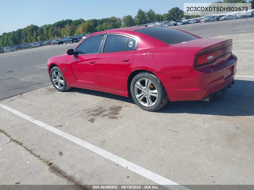 2013 Dodge Charger R/T Plus VIN: 2C3CDXDT5DH503673 Lot: 40396902