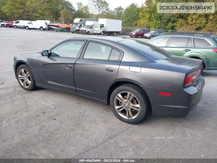 2013 Dodge Charger Sxt VIN: 2C3CDXJG9DH580490 Lot: 40420498