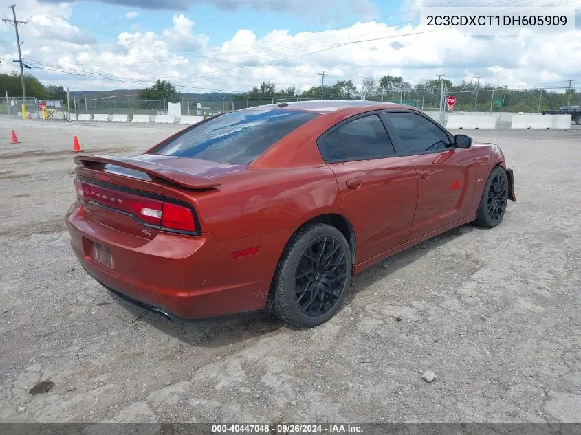 2013 Dodge Charger R/T VIN: 2C3CDXCT1DH605909 Lot: 40447048