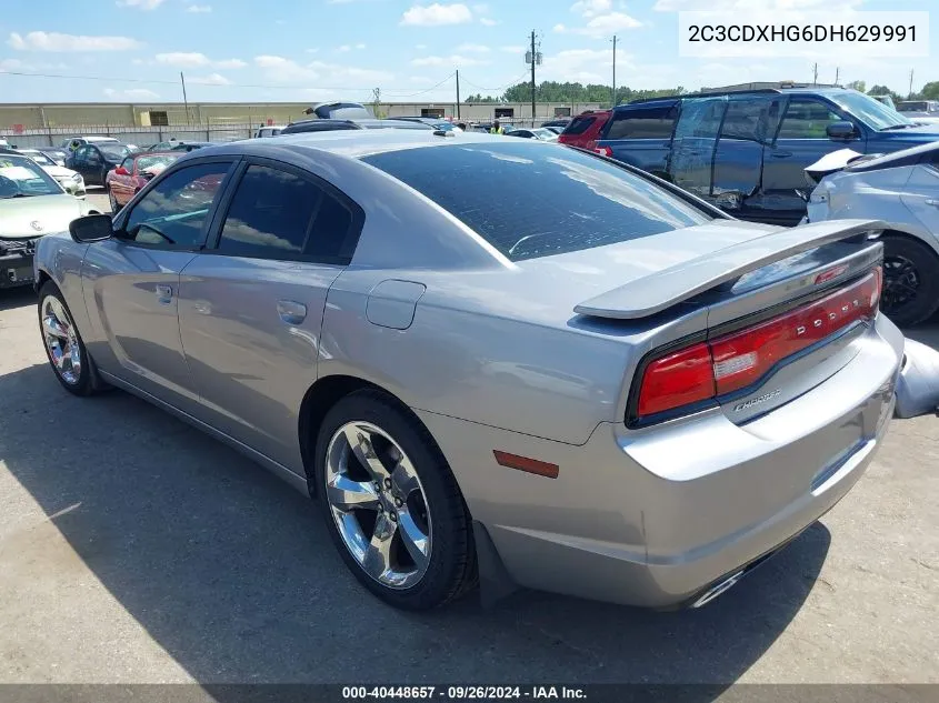 2013 Dodge Charger Sxt VIN: 2C3CDXHG6DH629991 Lot: 40448657