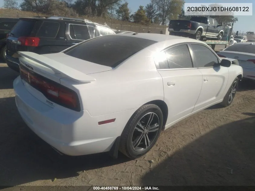 2013 Dodge Charger Sxt VIN: 2C3CDXJG1DH608122 Lot: 40458769