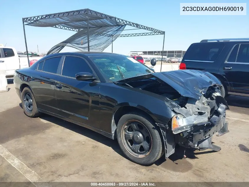 2C3CDXAG0DH690019 2013 Dodge Charger Police