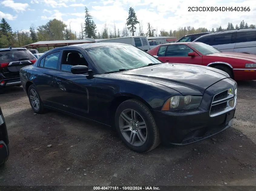 2013 Dodge Charger Se VIN: 2C3CDXBG4DH640366 Lot: 40477151