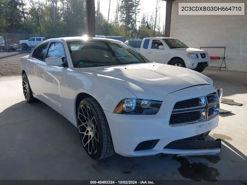 2013 Dodge Charger Se VIN: 2C3CDXBG3DH664710 Lot: 40493324