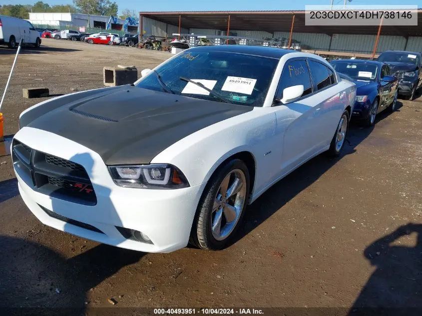 2013 Dodge Charger R/T VIN: 2C3CDXCT4DH738146 Lot: 40493951