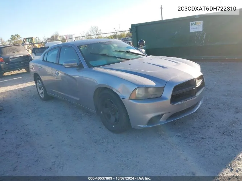 2013 Dodge Charger Police VIN: 2C3CDXAT6DH722310 Lot: 40537809