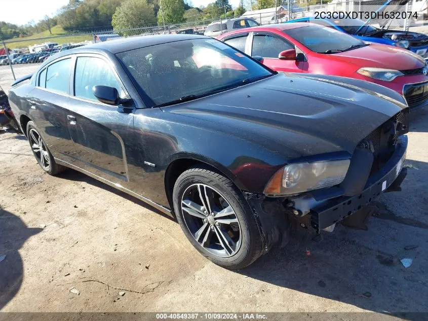 2013 Dodge Charger R/T Plus VIN: 2C3CDXDT3DH632074 Lot: 40549387