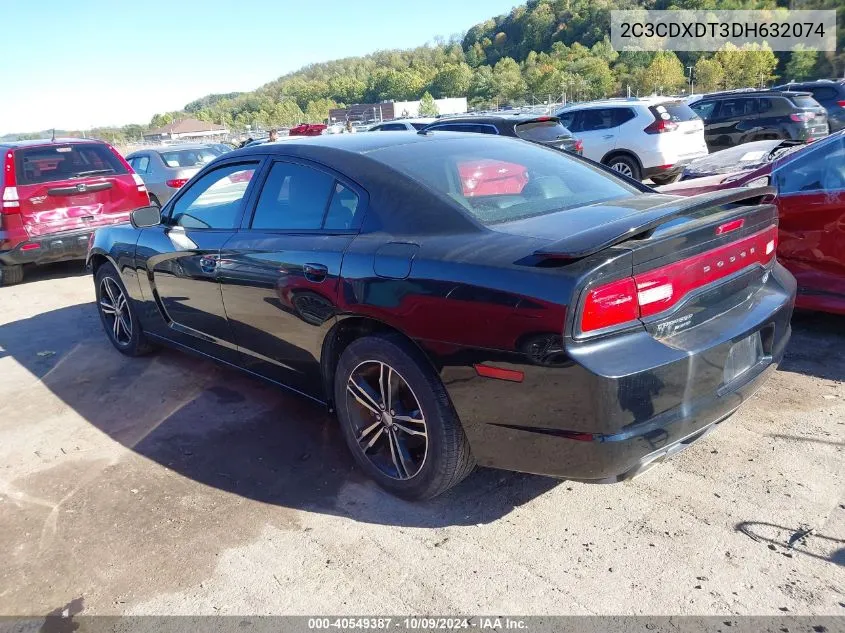 2013 Dodge Charger R/T Plus VIN: 2C3CDXDT3DH632074 Lot: 40549387