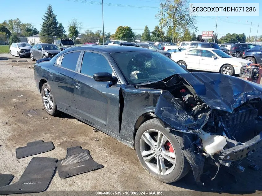 2013 Dodge Charger R/T VIN: 2C3CDXDT4DH671286 Lot: 40557539