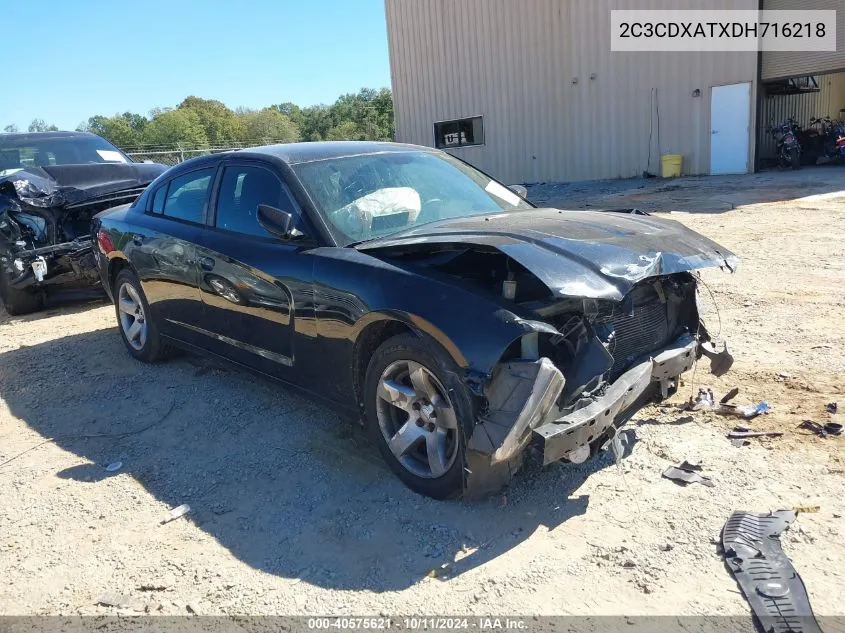 2013 Dodge Charger Police VIN: 2C3CDXATXDH716218 Lot: 40575621