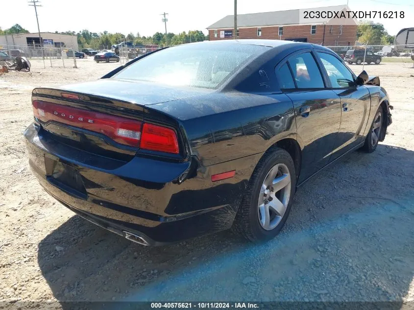 2013 Dodge Charger Police VIN: 2C3CDXATXDH716218 Lot: 40575621