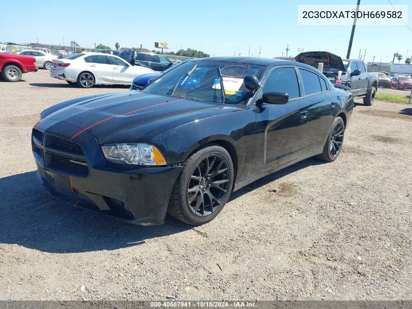 2013 Dodge Charger Police VIN: 2C3CDXAT3DH669582 Lot: 40587941