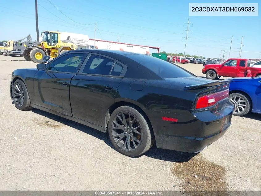 2013 Dodge Charger Police VIN: 2C3CDXAT3DH669582 Lot: 40587941