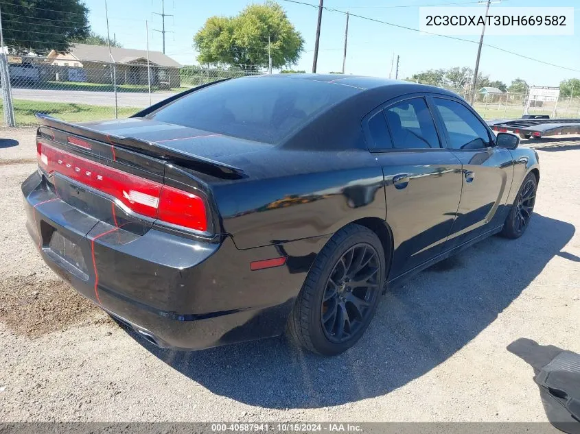 2013 Dodge Charger Police VIN: 2C3CDXAT3DH669582 Lot: 40587941