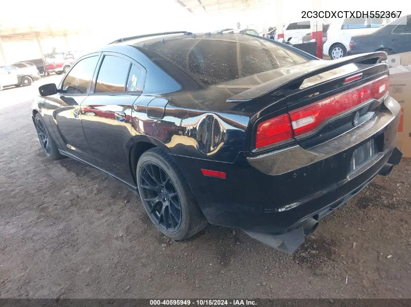 2013 Dodge Charger R/T VIN: 2C3CDXCTXDH552367 Lot: 40595949