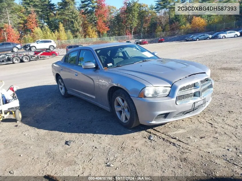 2013 Dodge Charger Se VIN: 2C3CDXBG4DH587393 Lot: 40610150