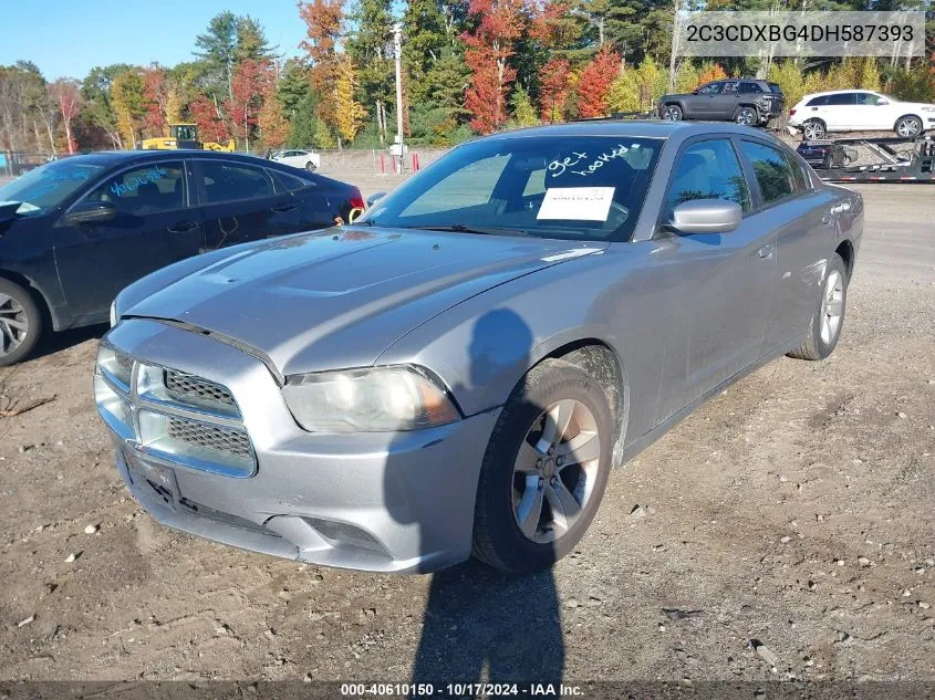 2013 Dodge Charger Se VIN: 2C3CDXBG4DH587393 Lot: 40610150