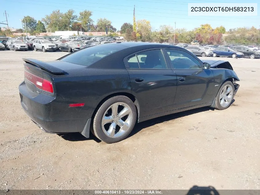 2013 Dodge Charger R/T VIN: 2C3CDXCT6DH583213 Lot: 40610413